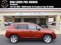 2012 Copperhead Pearl Jeep Compass Sport 4x4  photo #1