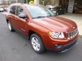 2012 Copperhead Pearl Jeep Compass Sport 4x4  photo #2