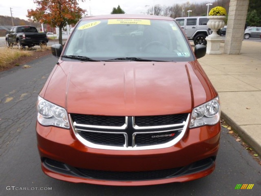 2012 Grand Caravan SE - Copperhead Pearl / Black/Light Graystone photo #3