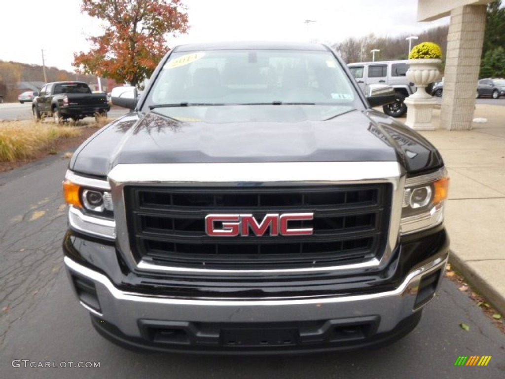 2014 Sierra 1500 Regular Cab 4x4 - Onyx Black / Jet Black/Dark Ash photo #3