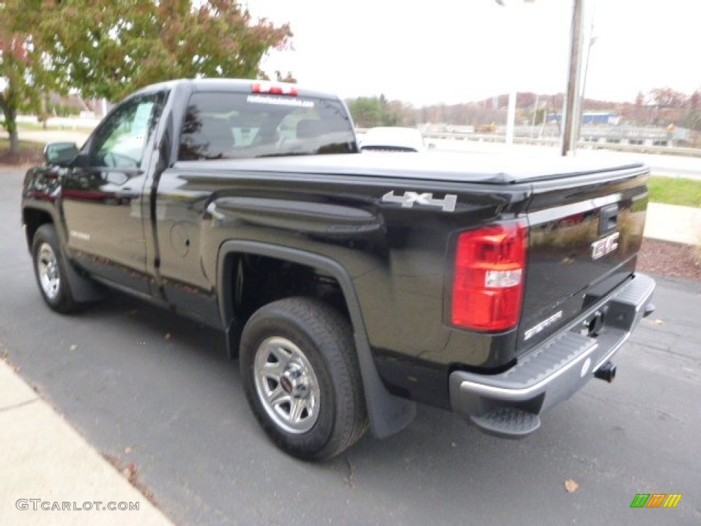 2014 Sierra 1500 Regular Cab 4x4 - Onyx Black / Jet Black/Dark Ash photo #6