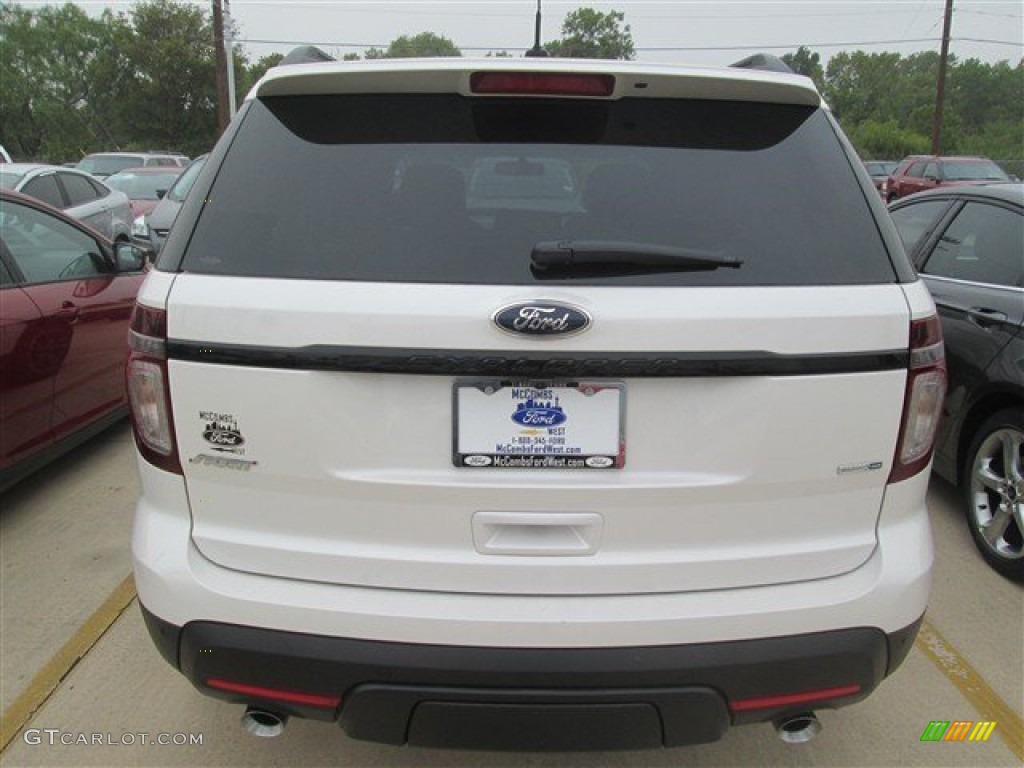 2015 Explorer Sport 4WD - White Platinum / Sport Charcoal Black photo #10