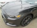 2015 Magnetic Metallic Ford Mustang EcoBoost Coupe  photo #6