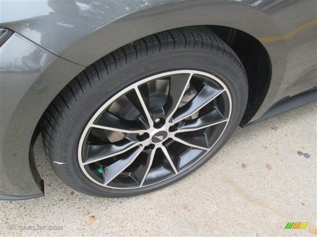 2015 Mustang EcoBoost Coupe - Magnetic Metallic / Ebony photo #7