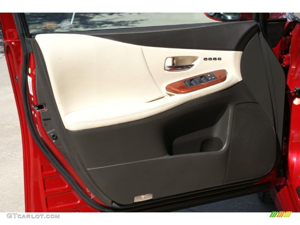 2010 HS 250h Hybrid Premium - Matador Red Mica / Parchment photo #11