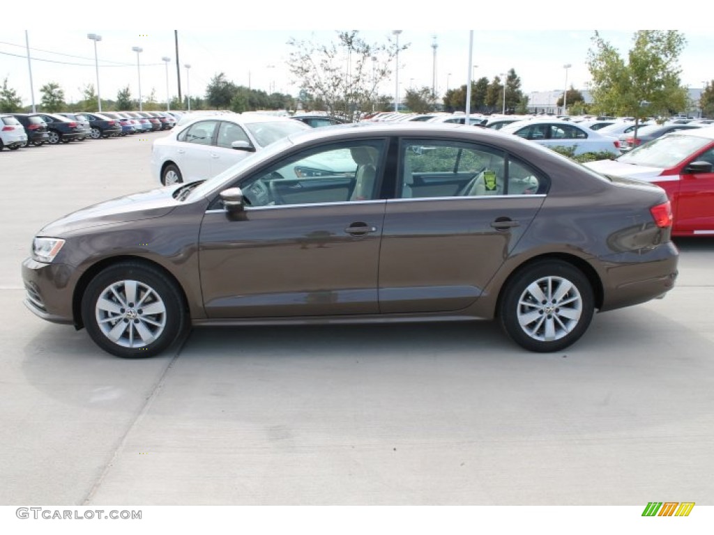 Toffee Brown Metallic 2015 Volkswagen Jetta SE Sedan Exterior Photo #98760432