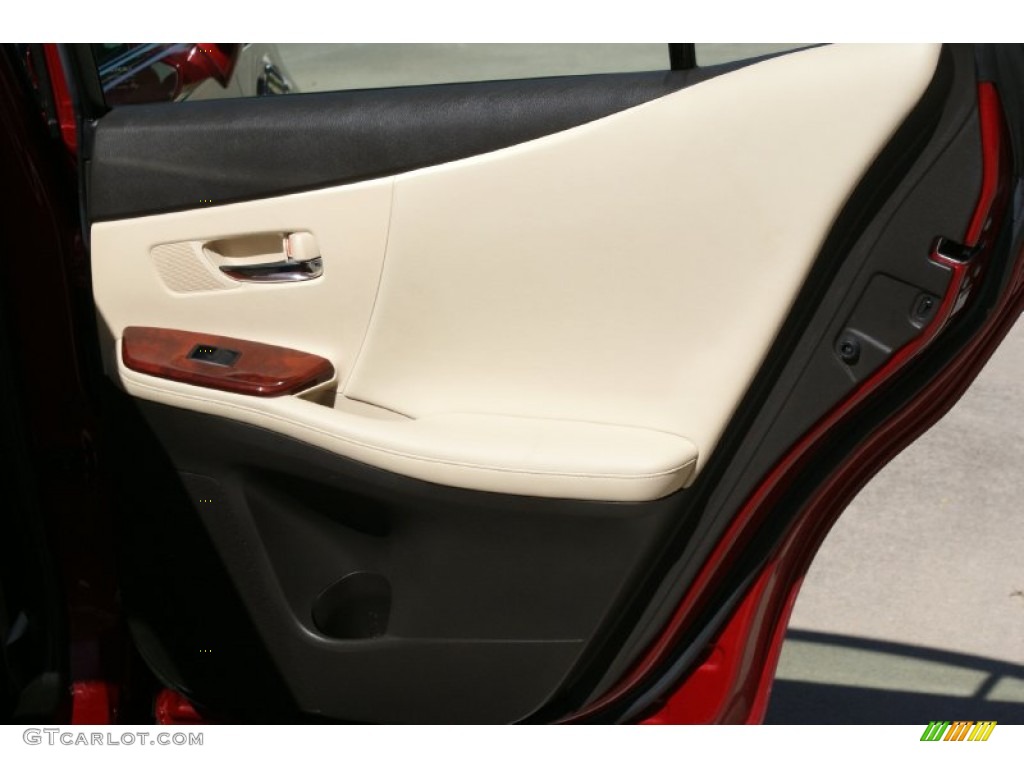 2010 HS 250h Hybrid Premium - Matador Red Mica / Parchment photo #18
