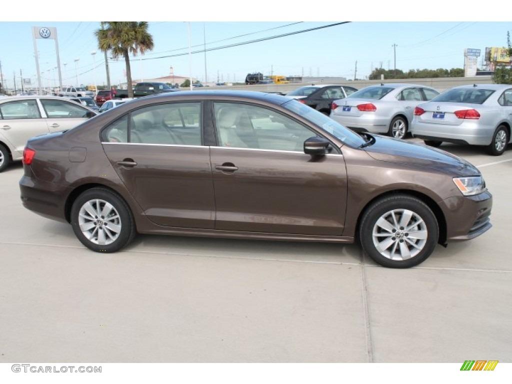 Toffee Brown Metallic 2015 Volkswagen Jetta SE Sedan Exterior Photo #98760489