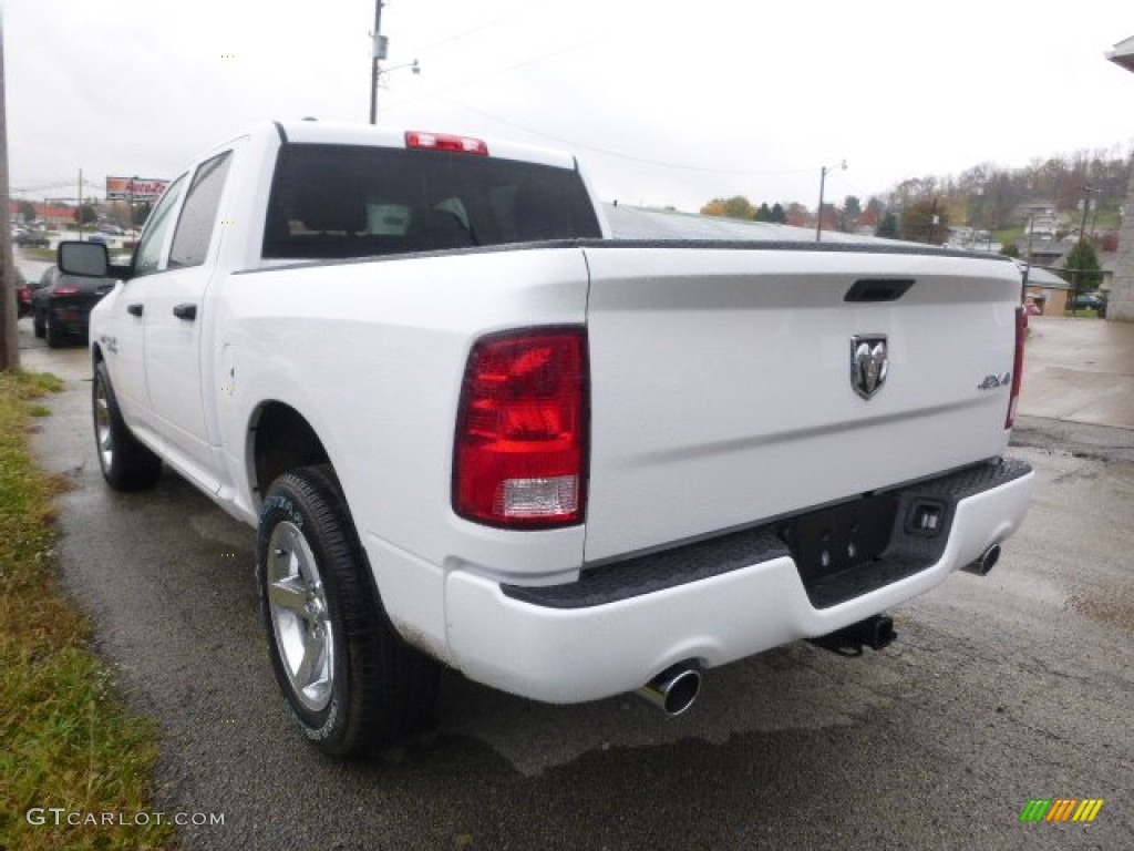 2015 1500 Express Crew Cab 4x4 - Bright White / Black/Diesel Gray photo #2