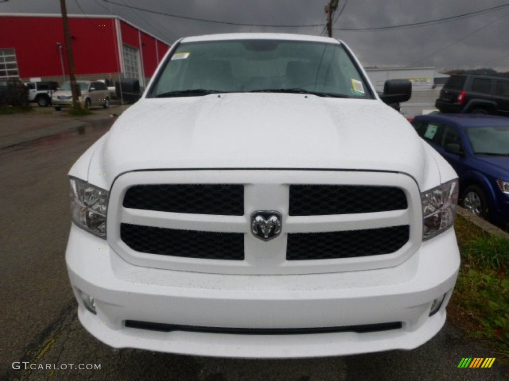 2015 1500 Express Crew Cab 4x4 - Bright White / Black/Diesel Gray photo #7