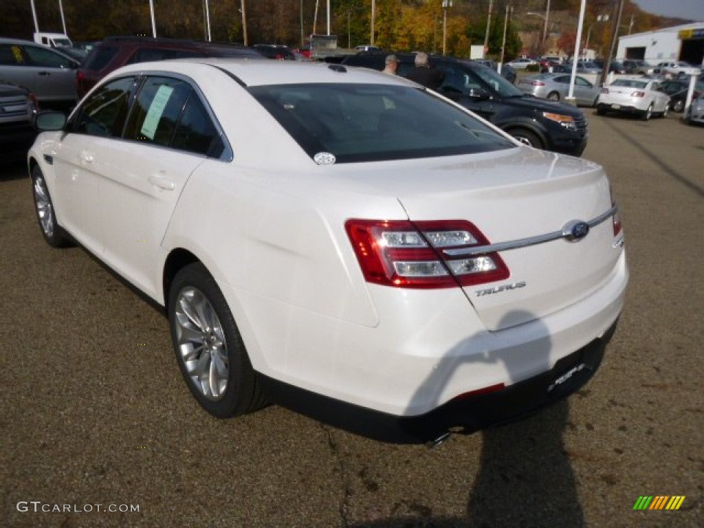 2015 Taurus Limited AWD - White Platinum Metallic / Charcoal Black photo #6