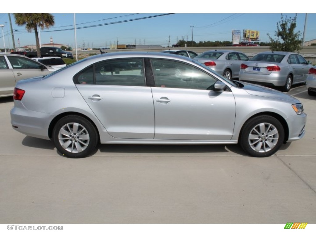 2015 Jetta SE Sedan - Reflex Silver Metallic / Titan Black photo #9