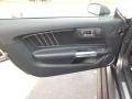 50 Years Raven Black 2015 Ford Mustang EcoBoost Premium Coupe Door Panel