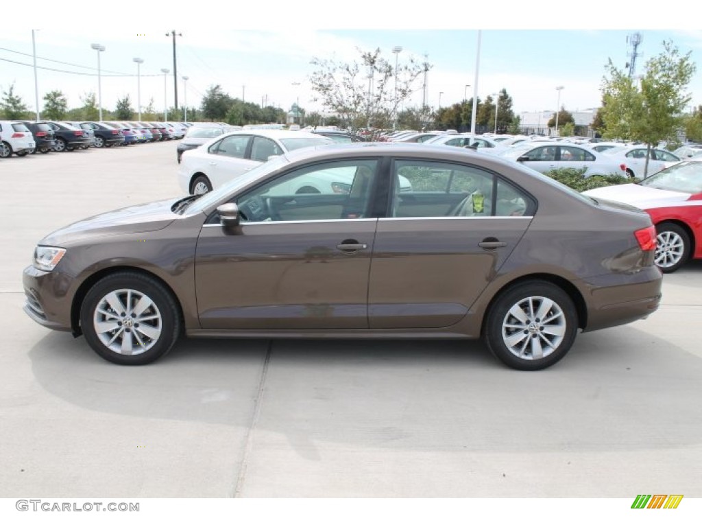 Toffee Brown Metallic 2015 Volkswagen Jetta TDI SE Sedan Exterior Photo #98761884