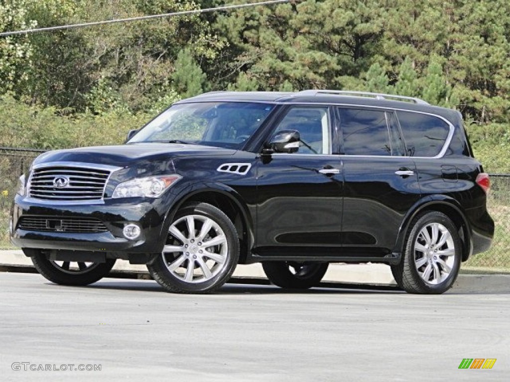 Black Obsidian 2011 Infiniti QX 56 Exterior Photo #98763446