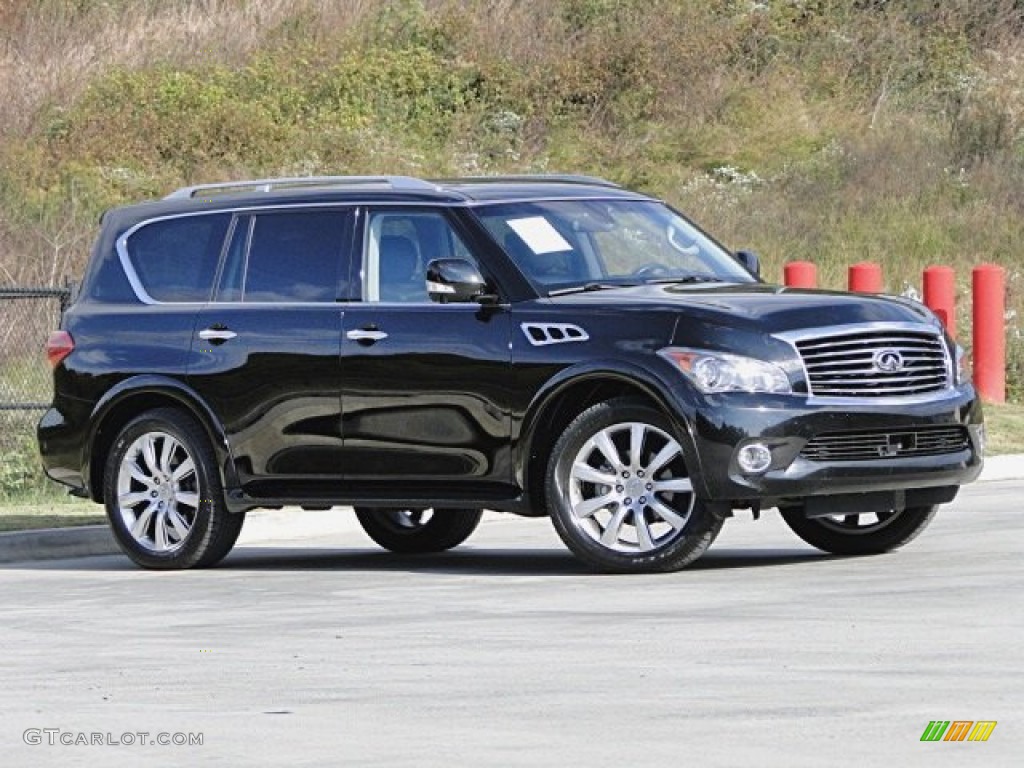 Black Obsidian 2011 Infiniti QX 56 Exterior Photo #98763470