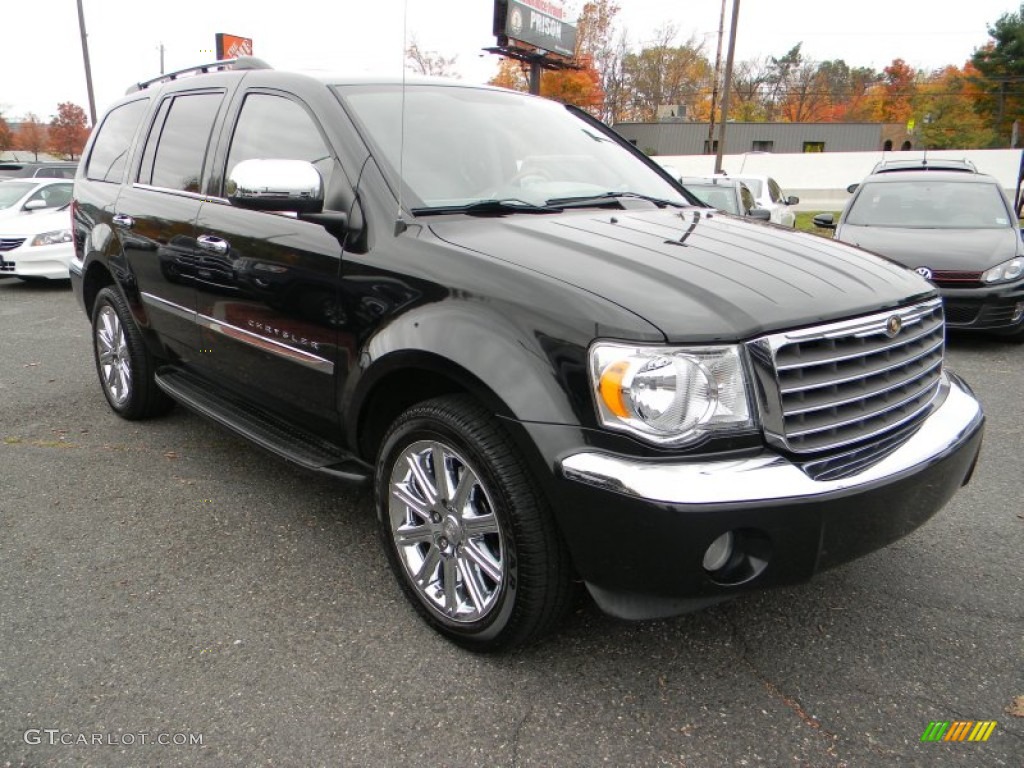 2008 Aspen Limited 4WD - Brilliant Black Crystal Pearl / Light Graystone photo #4
