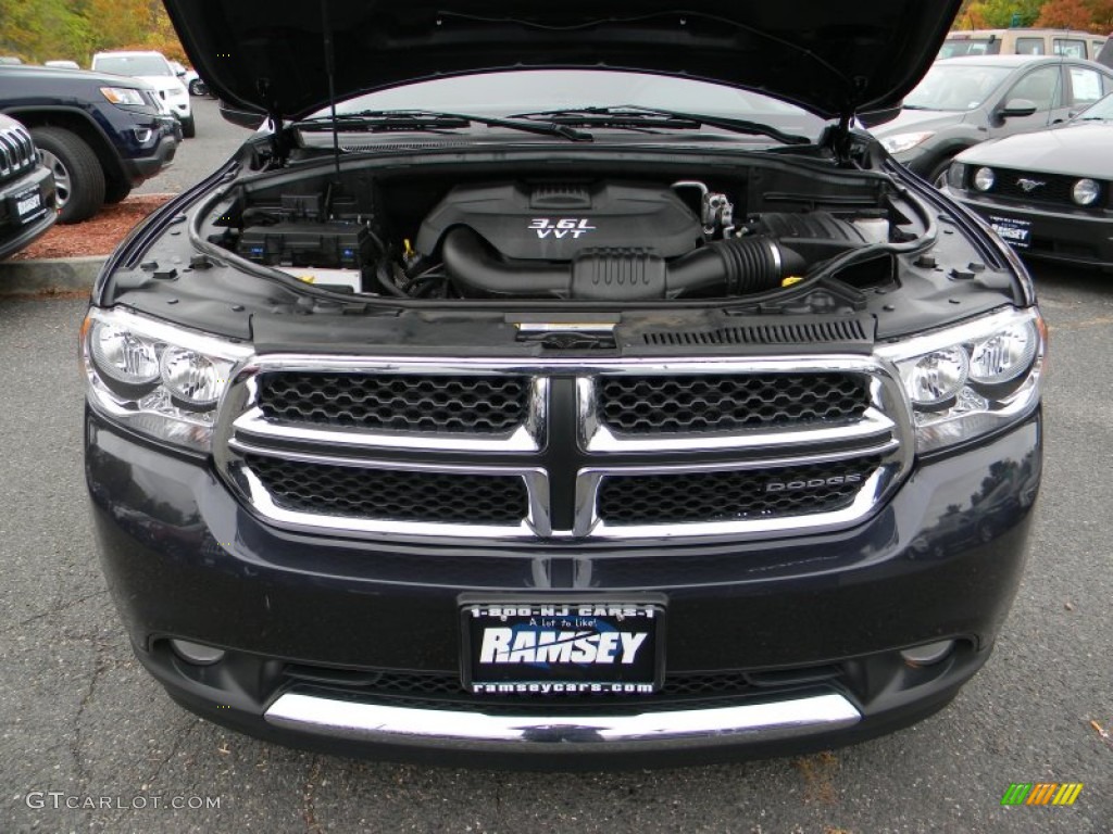 2012 Durango SXT AWD - Maximum Steel Metallic / Black photo #3