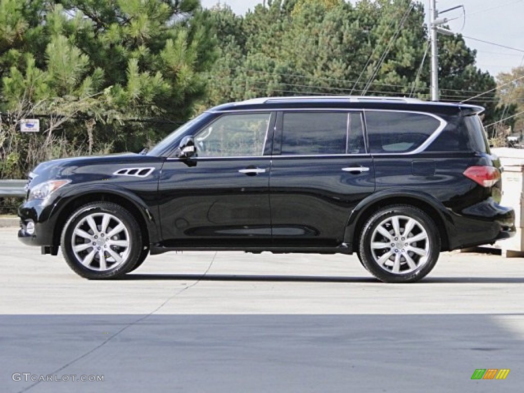 Black Obsidian 2011 Infiniti QX 56 Exterior Photo #98763817