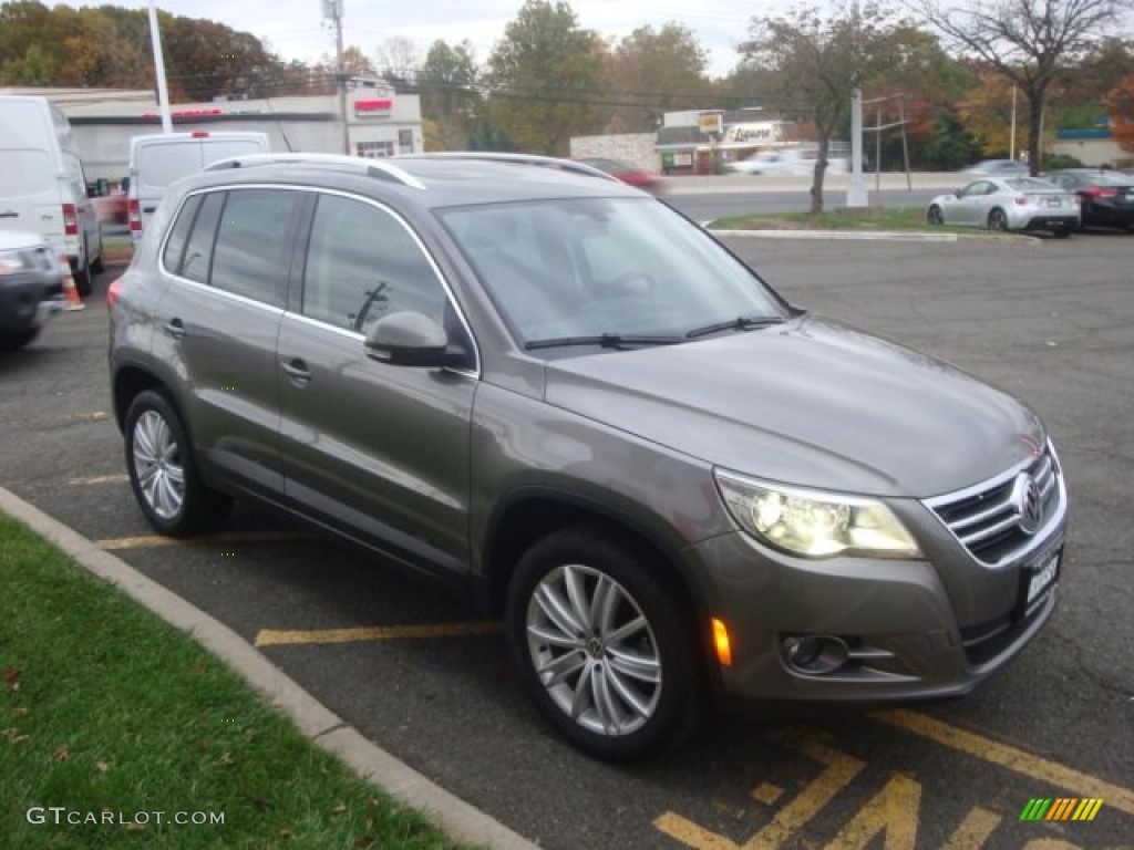 2009 Tiguan SE 4Motion - Alpine Grey Metallic / Charcoal photo #3