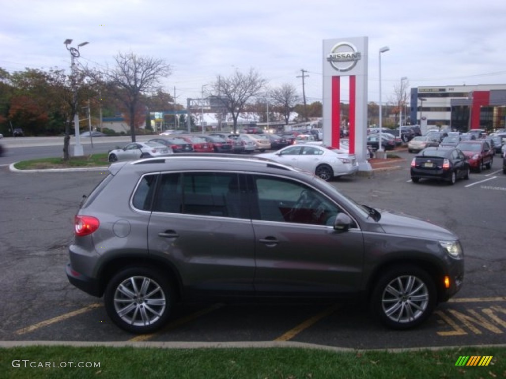 2009 Tiguan SE 4Motion - Alpine Grey Metallic / Charcoal photo #4