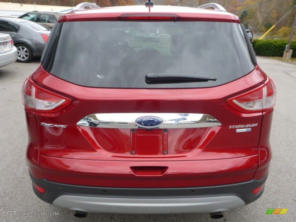 2014 Escape Titanium 2.0L EcoBoost 4WD - Ruby Red / Medium Light Stone photo #7