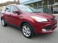 2014 Ruby Red Ford Escape Titanium 2.0L EcoBoost 4WD  photo #12
