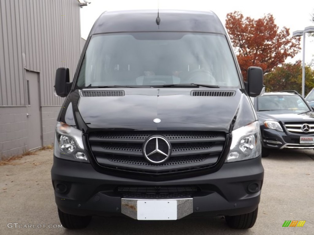 2015 Sprinter 2500 High Roof Passenger Van - Jet Black / Black photo #2