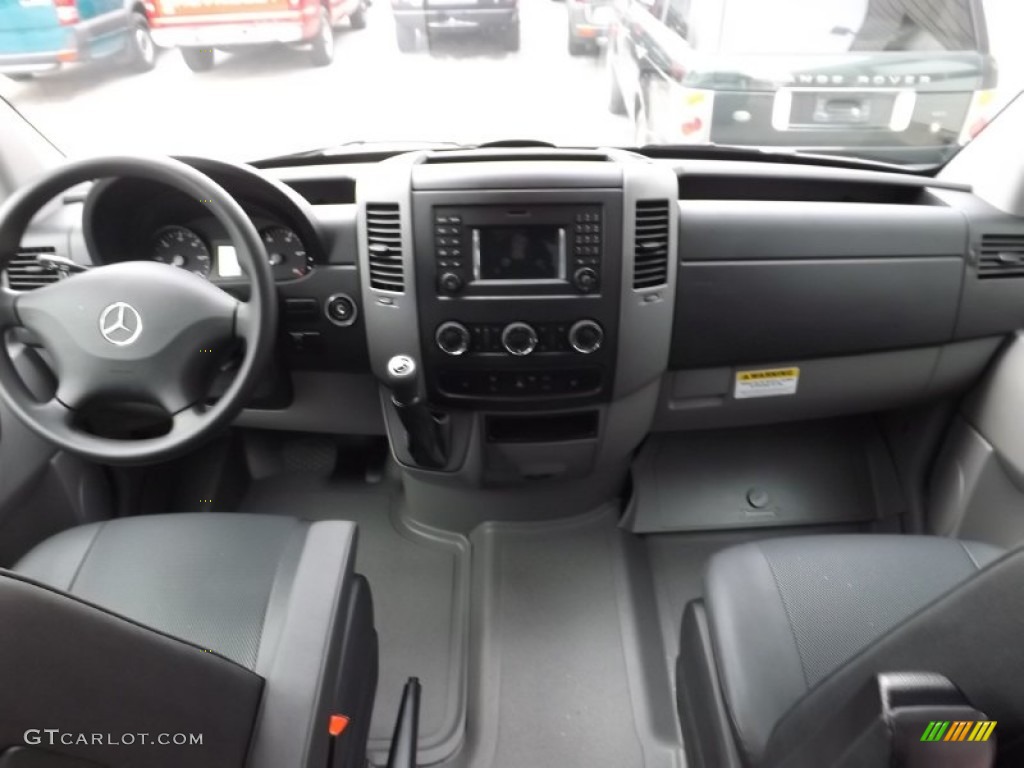 2015 Mercedes-Benz Sprinter 2500 High Roof Passenger Van Black Dashboard Photo #98765885