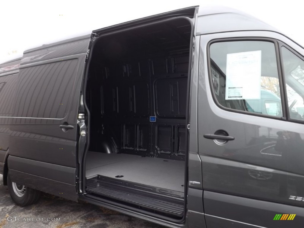2015 Sprinter 2500 High Roof Cargo Van - Graphite Grey Metallic / Black photo #4