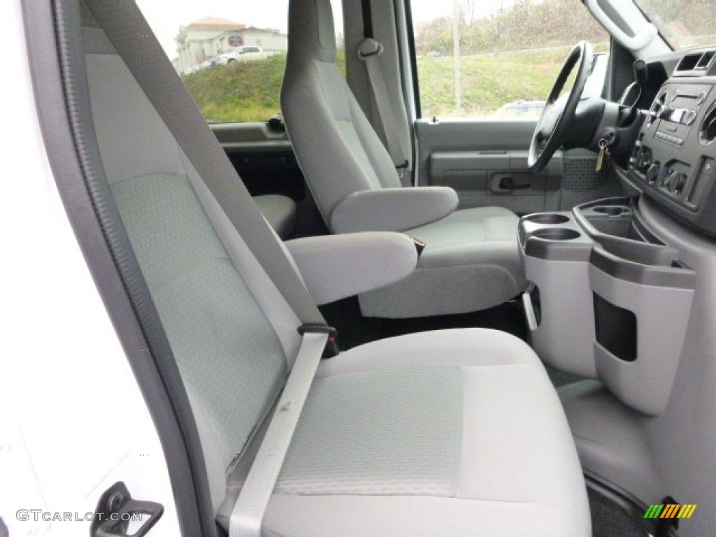 2014 E-Series Van E350 XLT Extended 15 Passenger Van - Oxford White / Medium Flint photo #13