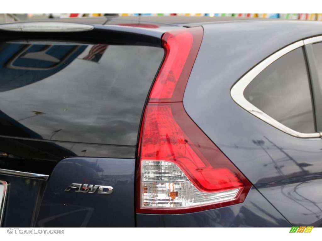 2012 CR-V EX 4WD - Twilight Blue Metallic / Gray photo #22