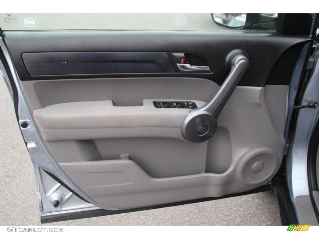 2009 CR-V LX 4WD - Glacier Blue Metallic / Gray photo #9