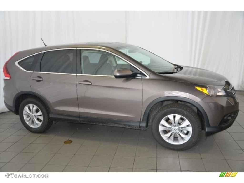 2014 CR-V EX - Urban Titanium Metallic / Beige photo #7