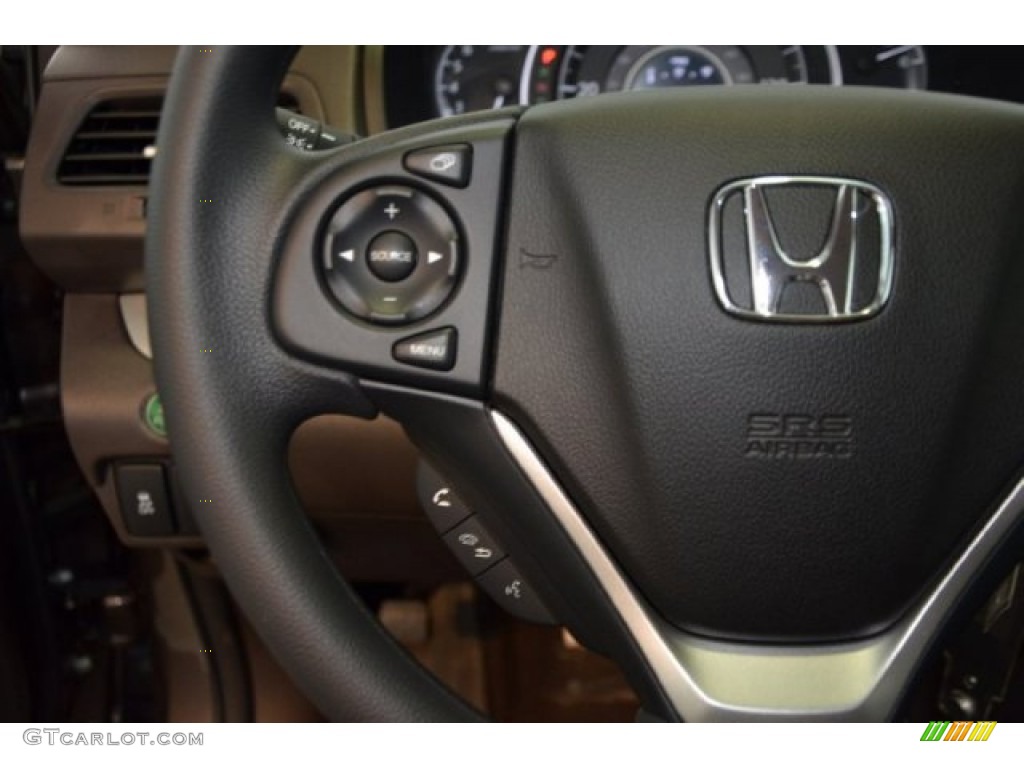 2014 CR-V EX - Urban Titanium Metallic / Beige photo #21