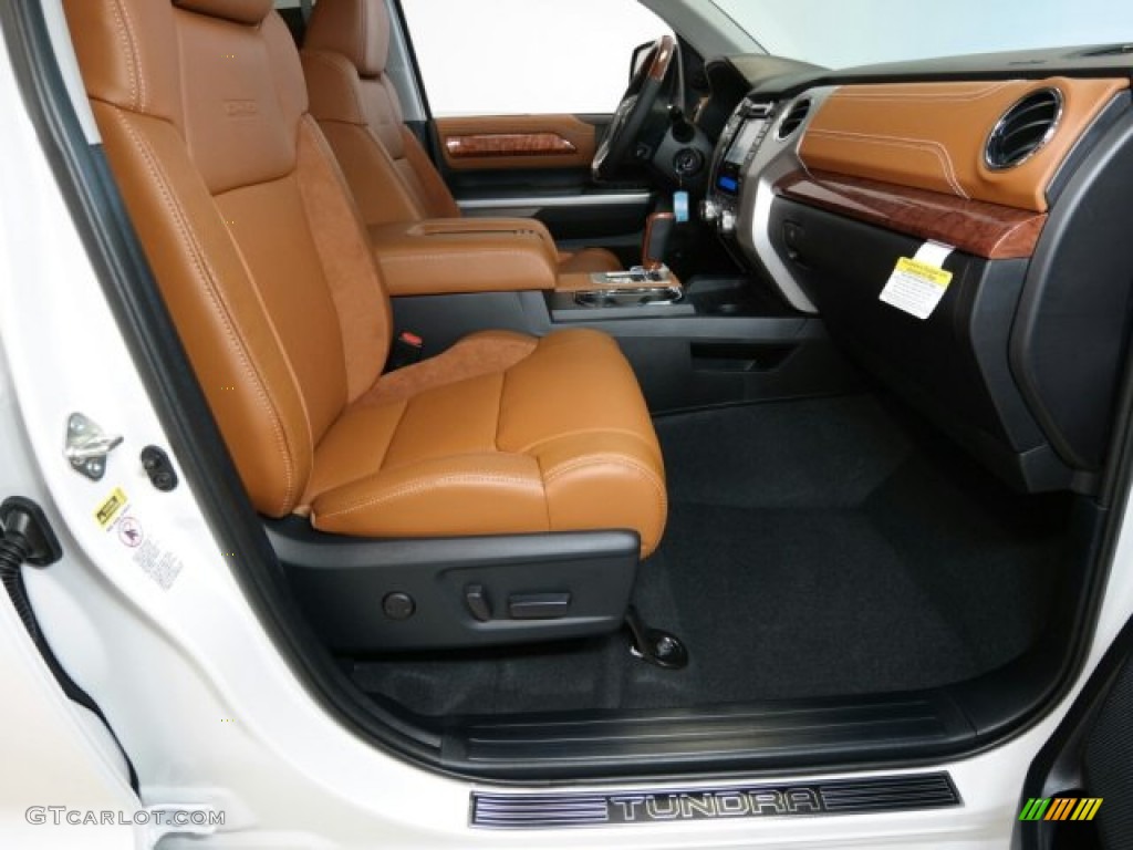1794 Edition Premium Brown Leather Interior 2015 Toyota Tundra 1794 Edition CrewMax 4x4 Photo #98771011