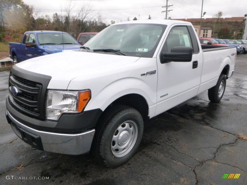 Oxford White 2014 Ford F150 XL Regular Cab 4x4 Exterior Photo #98771557