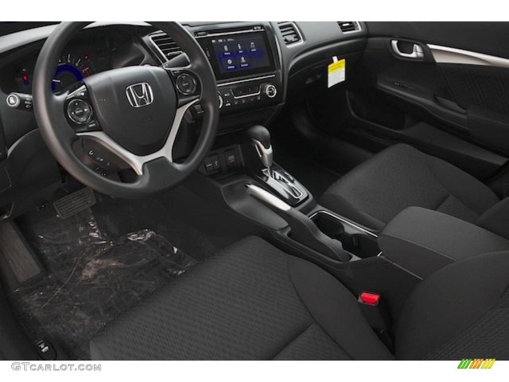 2015 Civic EX Sedan - Modern Steel Metallic / Black photo #13