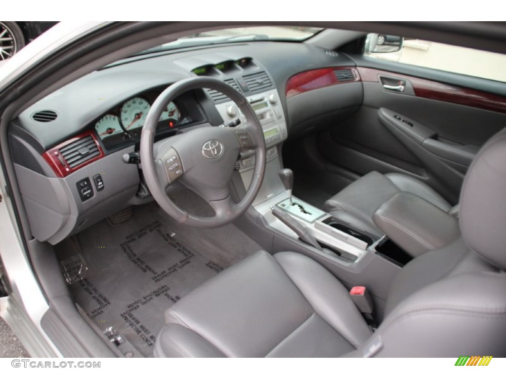 Dark Stone Gray Interior 2004 Toyota Solara Sle Coupe Photo