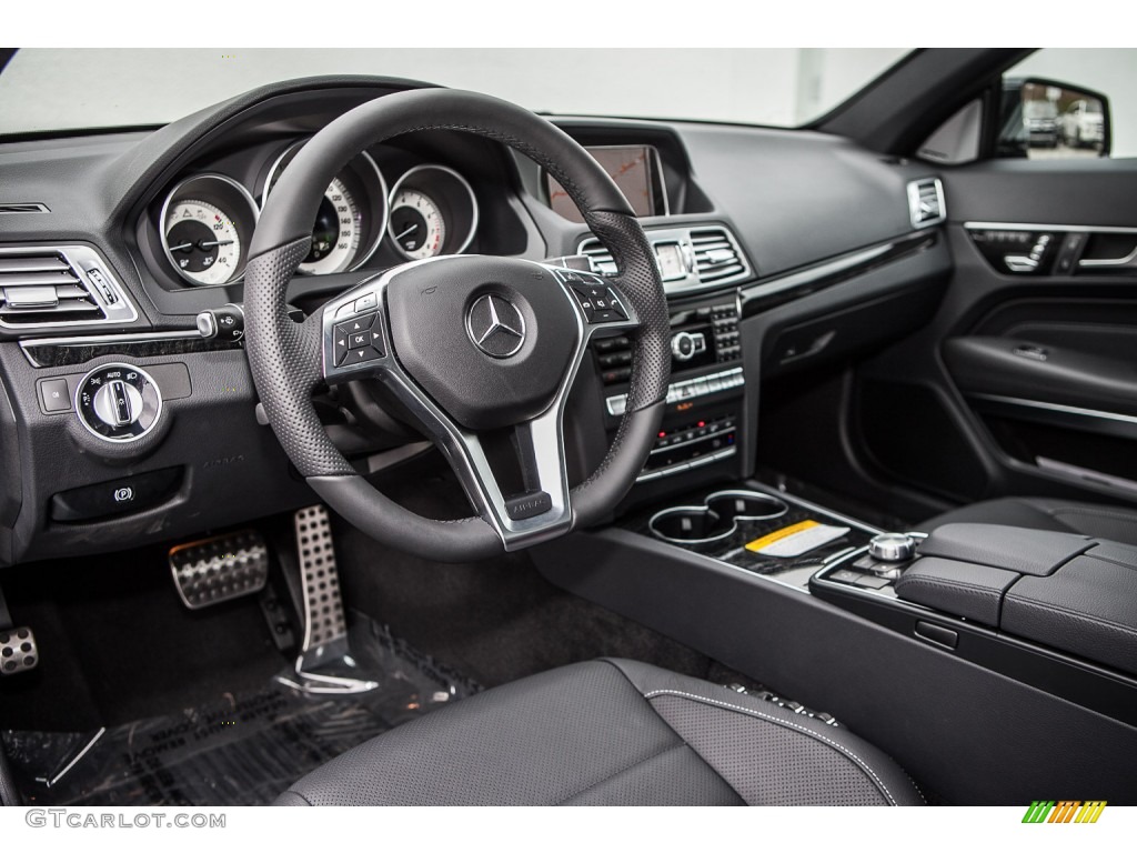 Black Interior 2015 Mercedes-Benz E 550 Coupe Photo #98772058