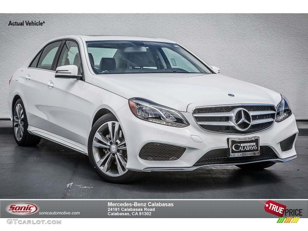 2015 E 350 Sedan - Polar White / Silk Beige/Espresso Brown photo #1