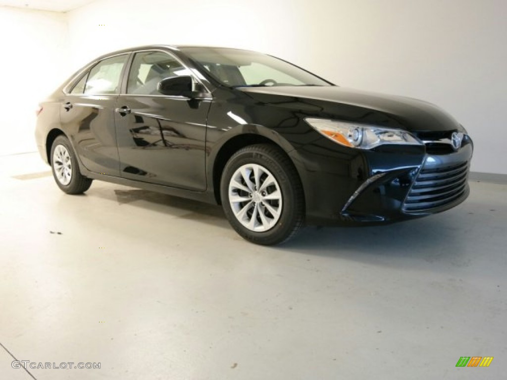 2015 Camry LE - Attitude Black Metallic / Ash photo #4