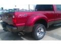 2015 Ruby Red Ford F350 Super Duty Lariat Crew Cab 4x4 DRW  photo #6