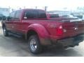 2015 Ruby Red Ford F350 Super Duty Lariat Crew Cab 4x4 DRW  photo #9