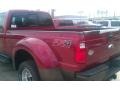 2015 Ruby Red Ford F350 Super Duty Lariat Crew Cab 4x4 DRW  photo #11