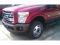 2015 Ruby Red Ford F350 Super Duty Lariat Crew Cab 4x4 DRW  photo #14