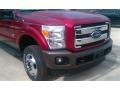 2015 Ruby Red Ford F350 Super Duty Lariat Crew Cab 4x4 DRW  photo #18