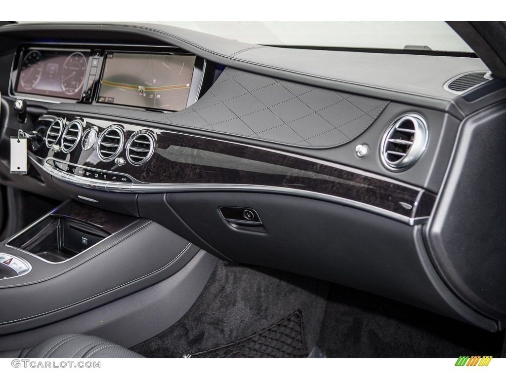 2015 Mercedes-Benz S 63 AMG 4Matic Sedan Black Dashboard Photo #98774821