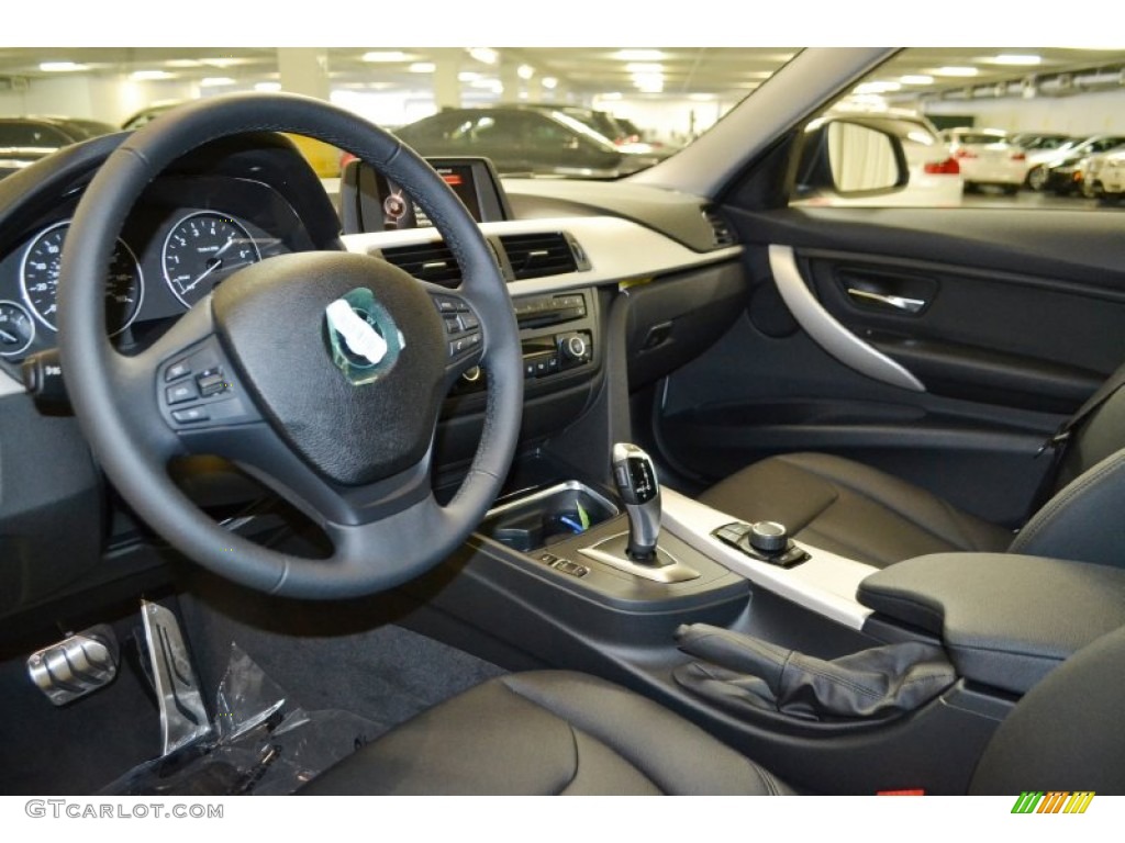 2015 3 Series 320i Sedan - Alpine White / Black photo #6