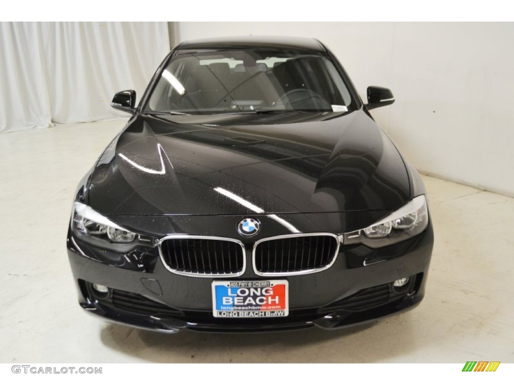 2015 3 Series 320i Sedan - Jet Black / Black photo #4